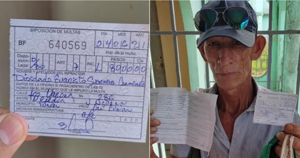 El régimen cubano recauda más de mil millones de pesos en multas en solo tres meses